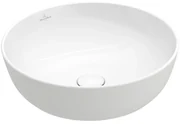 Villeroy & Boch Artis opzetwastafel rond Ø43cm zonder overloop ceramic+ wit 417943r1