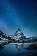 Foto Matterhorn - night, Viaframe