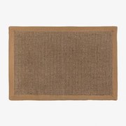 Rechthoekige Deurmat 40x60 Van Jute Gimendy Brown Latte - Sklum