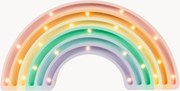 Handgemaakte LED-kinderlamp Rainbow met timerfunctie en afstandsbediening, dimbaar