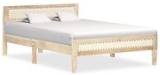 vidaXL Bedframe massief mangohout 120 cm