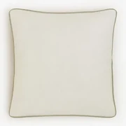 Vierkant Katoenen Kussen (45x45 Cm) Cianan Wit - Sklum