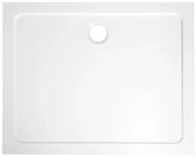 Aqualine Tecmi rechthoekige douchebak 100x70cm wit