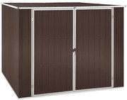 vidaXL Tuinschuur 195x198x159 cm gegalvaniseerd staal bruin