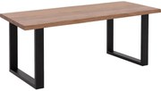 Goossens Eettafel Blade, Boomstamblad 200 x 100 cm 5 cm dik