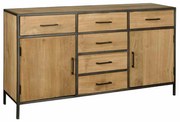 Tower Living Dressoir Gerookt Eiken 160 Cm Luna - 160x45x90cm.