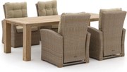 Diningset Intenso  | 4 personen | Tuinset teakhout | 5-delig | Kees Smit Tuinmeubelen