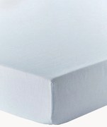 Topper hoeslaken Airy, gewassen linnen