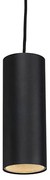 Design hanglamp zwart GU10 50mm - Tubo