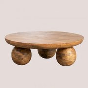 Salontafel In Mango Hout Cotia Donker Hout - Sklum