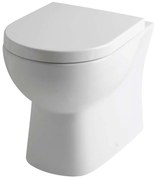 Eastbrook Farringdon randloos staand toilet wit glans