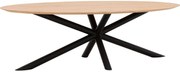 Goossens Excellent Eettafel Gs-1302, Ovaal 240 x 130 cm