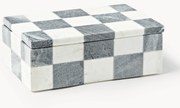 Westwing Crosby Studios, marmeren juwelendoos Carreaux met deksel