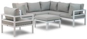 Hoek loungeset 6 personen Aluminium Wit  Lifestyle Garden Furniture Arenas