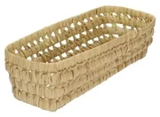FEILANDUO Set van 3 Plankmand met Deksel voor Home Decor Zeegras Opbergmanden Natuurlijke Rotan Geweven Rechthoekige Organizer Box (Set van 3