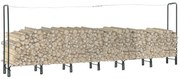 vidaXL Haardhoutrek 360x35x120 cm staal antraciet