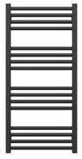 Crosswater MPRO handdoekradiator - 90x43cm - 342watt - Mat Zwart MP48X93MB