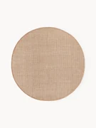 Rond wollen vloerkleed Amaro, handgeweven