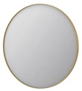INK SP15 Spiegel - 100x4x100cm - rond - verzonken in aluminium kader - aluminium Mat goud 8408582