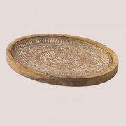 Decoratieve Schaal Van Mangohout Kaloyan ↔︎ 25 Cm - Sklum