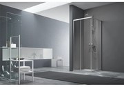 royal plaza lila hoekinstap 90x90x190cm helder glas chroom