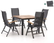 Bellagio Lugo/Linosa 100cm dining tuinset 5-delig verstelbaar