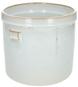 Bloempot 'Prado', aardewerk, wit Ø 21