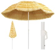 vidaXL Strandparasol Hawaï stijl 300 cm naturel