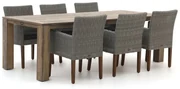 Intenso Lesa/ROUGH-X 240cm dining tuinset 7-delig