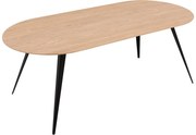 Goossens Excellent Eettafel Floyd, Semi rond 200 x 100 cm