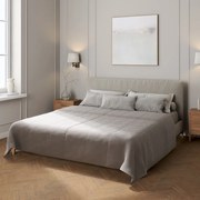 Dekoria Sprei Velvet, licht grijs