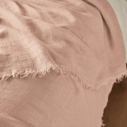 Beddensprei in gewassen linnen, Linange