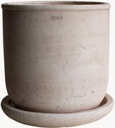 Outdoor bloempot Terra van terracotta, H 26 cm