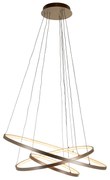 Richmond Interiors Amira Design Hanglamp Gouden Ringen