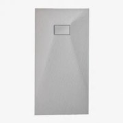 Rechthoekige Antislip En Extra Platte Smc-hars Douchebak Soho Grijs – Koel & 140 X 70 Cm - Sklum