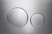 Geberit Sigma 20 bedieningspaneel chroom/mat-chroom voor Sigma reservoirs 8cm (UP720) en 12cm (UP320)