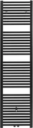 Saqu Calm handdoekradiator 830W 45x182cm mat zwart