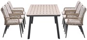 Garden Impressions Kalibo tuinset 7-delig - Penedo tuintafel 230x100 cm