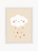 Ingelijste digitale print Lovely Rain