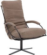 Goossens Excellent Draaifauteuil Job, Fauteuil met arm