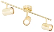 Moderne plafondlamp messing 3-lichts verstelbaar - Jeana Modern GU10 Binnenverlichting Lamp