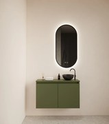 Gliss Design Echo toiletmeubel 80cm olijfgroen