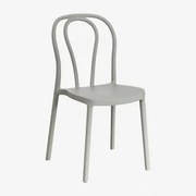 Stapelbare Tuinstoelen Set Van 4 In Polypropyleen Mizzi Groen – Khaki - Sklum