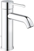 Grohe Essence New S-size wastafelkraan met cold start en trekwaste chroom