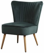 Fauteuil - Eva - stof Velours groen