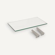 Legplank L60 cm in gehard glas, Archivita XL