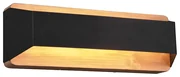 Wandlamp zwart 35 cm incl. LED 3-staps dimbaar - Tyko Modern Binnenverlichting Lamp