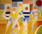 Kunstreproductie The Runners, 1926, Delaunay, Robert