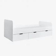 Bed Voor 90 Cm Matras Janete Kids Bed Met Opbergruimte & 90 X 190 Cm - Sklum
