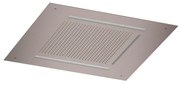 Hotbath Mate Hoofddouche - vierkant - 50x50cm - waterval - LED verlichting - Geborsteld Koper PVD AC146BCP